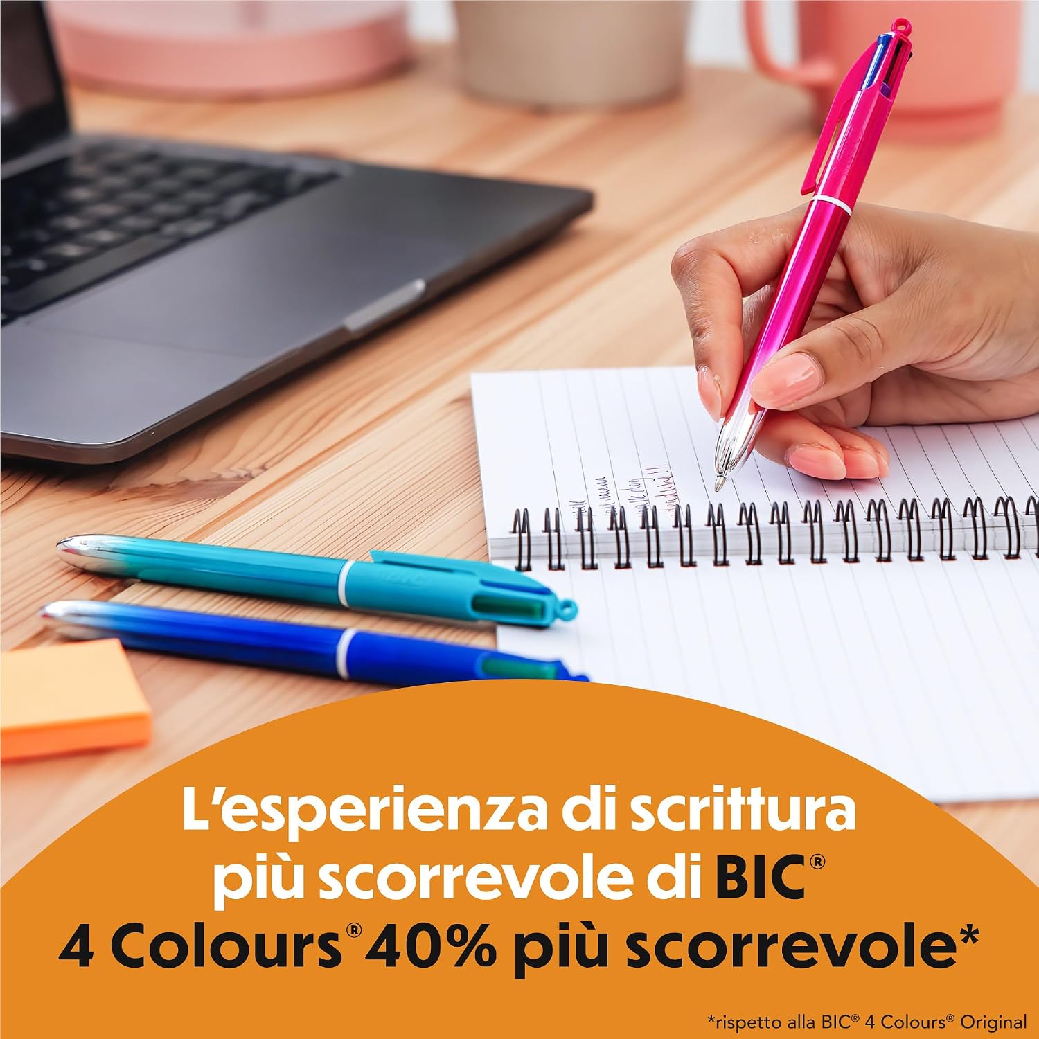 Thumbnail 3 de BIC 4 Colours Smooth 1 mm confezione da 5