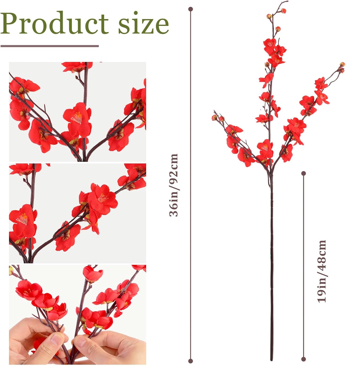 Detalle de GrainBuds Cherry Blossom Branches, 36-Inch