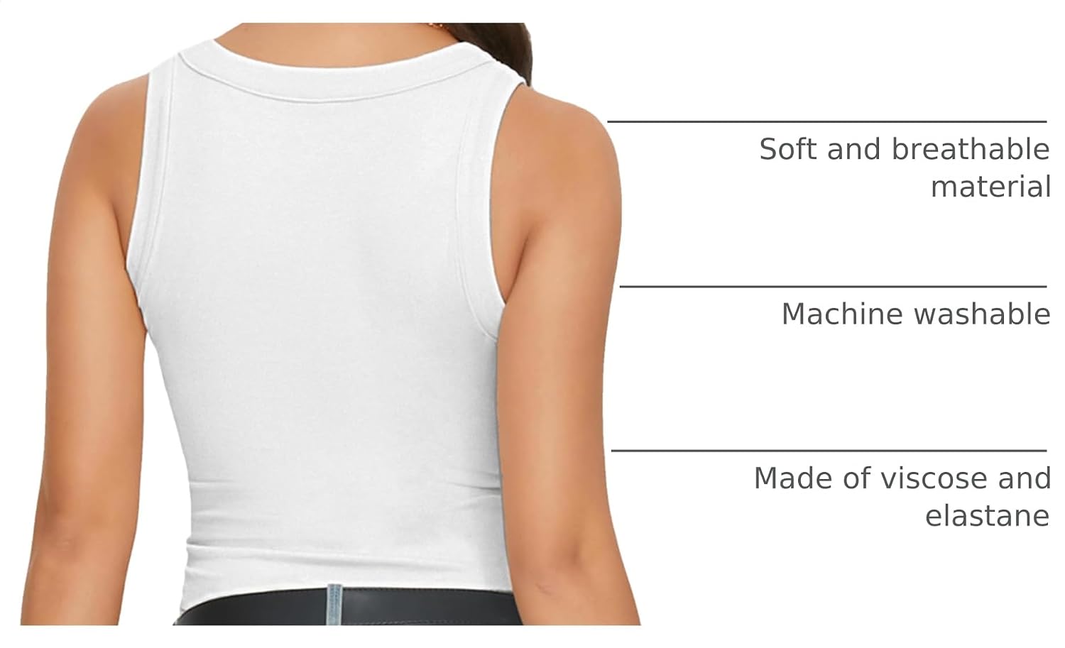 Detalle 2 de GKBK Womens Tank Tops 6 sizes