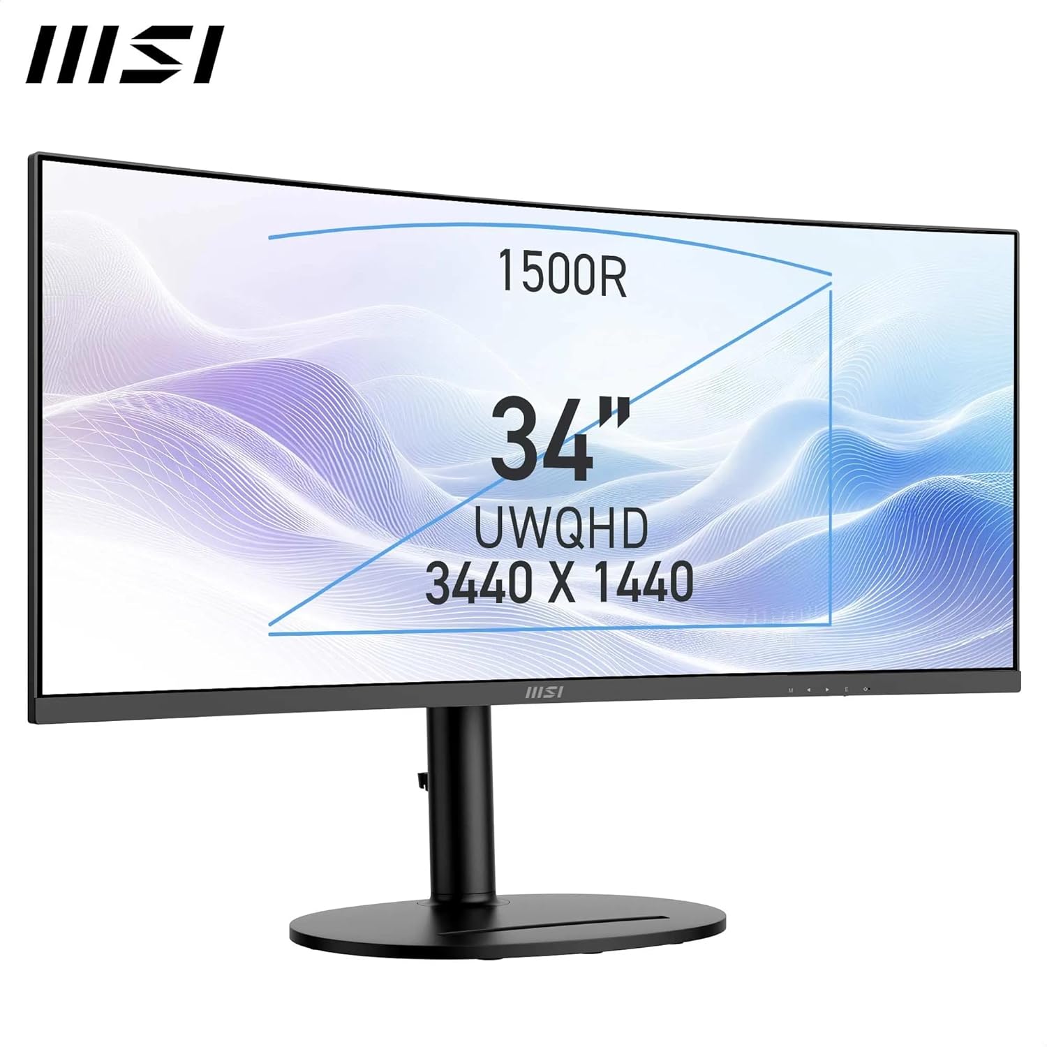 Detalle de MSI Modern MD342CQP 34-Inch UWQHD Curved Monitor review