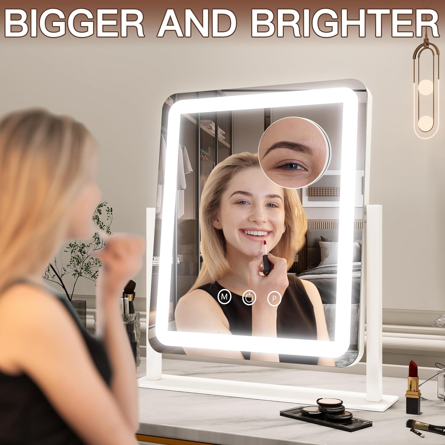 Detalle 2 de FENNIO Vanity Mirror with Lights 15"
