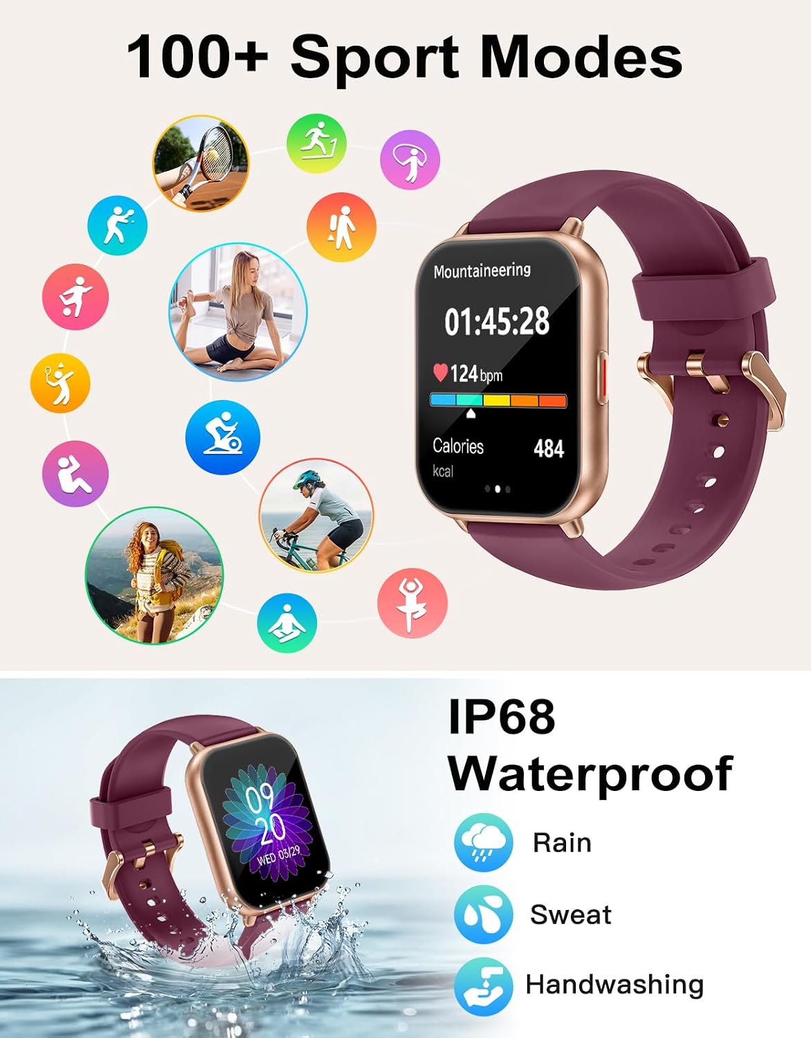 Detalle de RUIMEN Smart Watch with SpO2 monitor