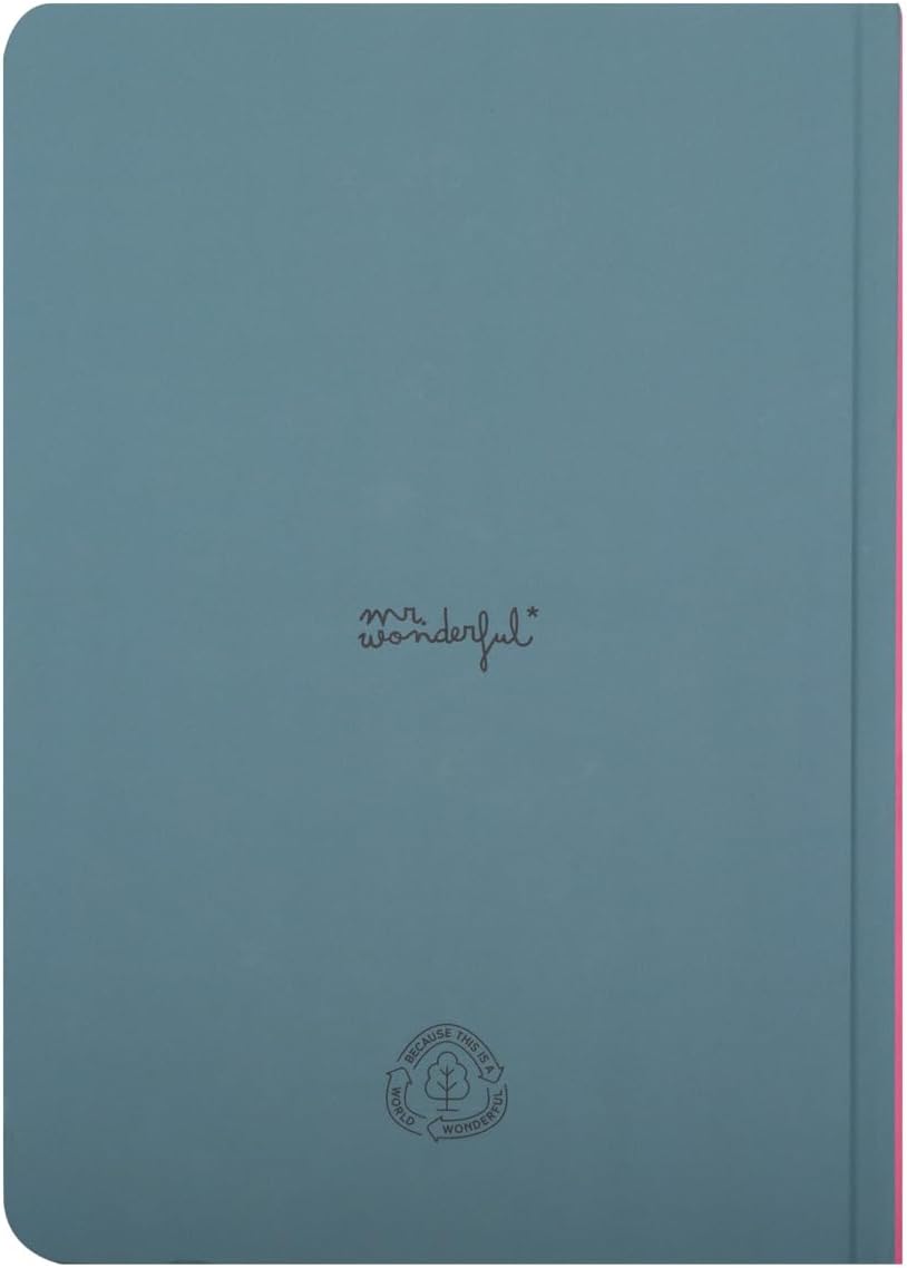 Detalle de Mr. Wonderful - Cahier A5 avec support pour téléphone portable – Only good notes