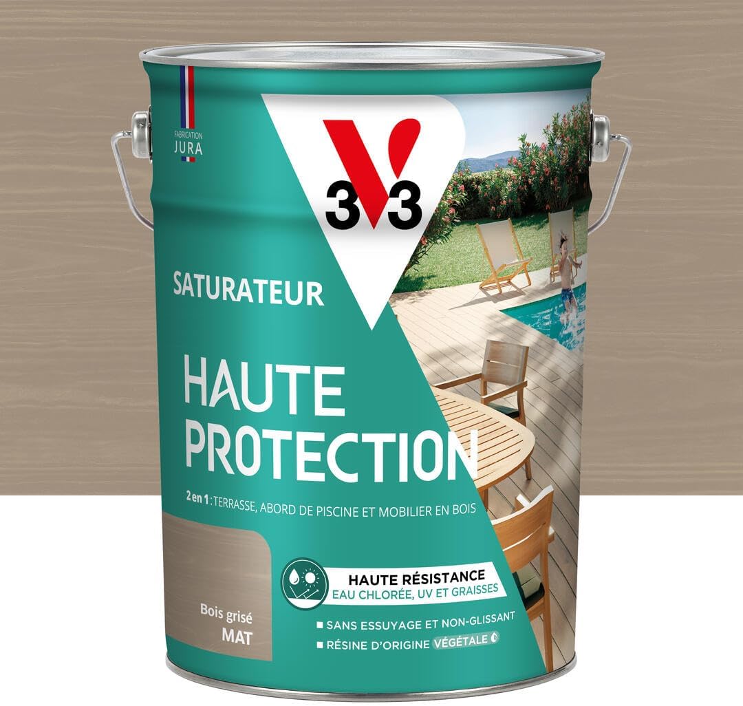 Thumbnail 5 de V33 Saturateur bois extérieur 5 L chêne clair