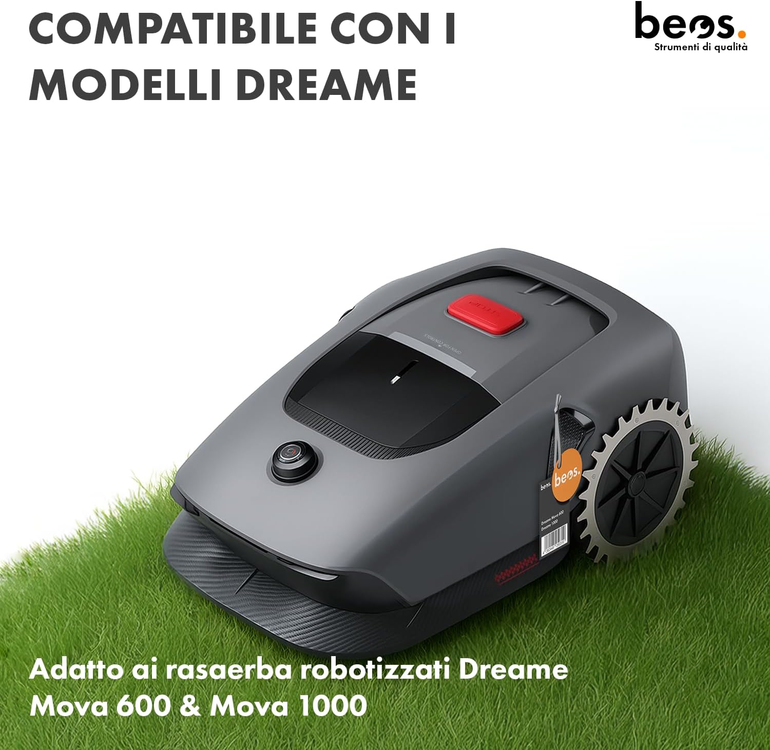 Thumbnail 1 de BEOS Spuntoni in acciaio inox Premium per Dreame Mova 600 e Mova 1000