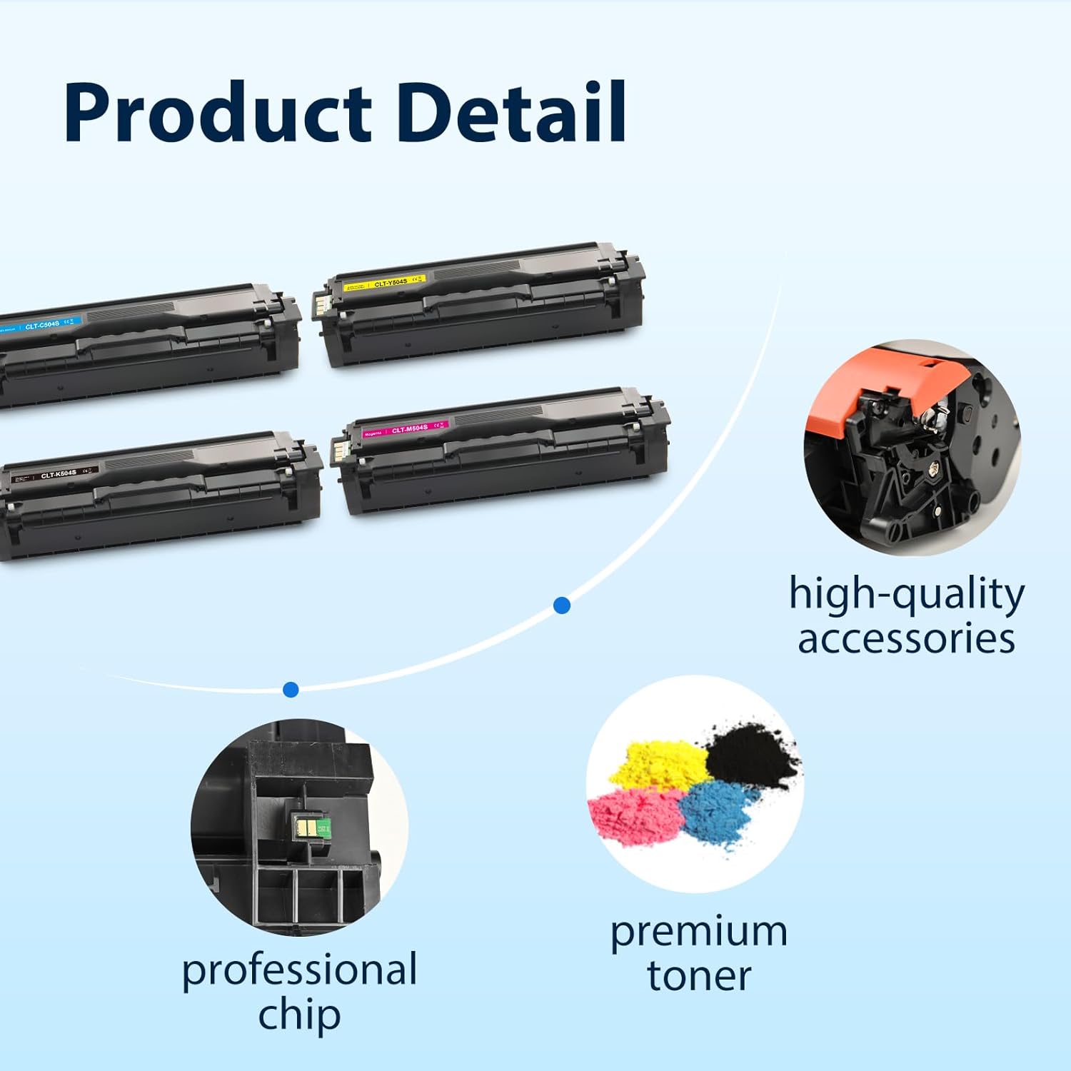 Thumbnail 4 de myCartridge CLT‑P504C Kit toner 2500 pagine 📦