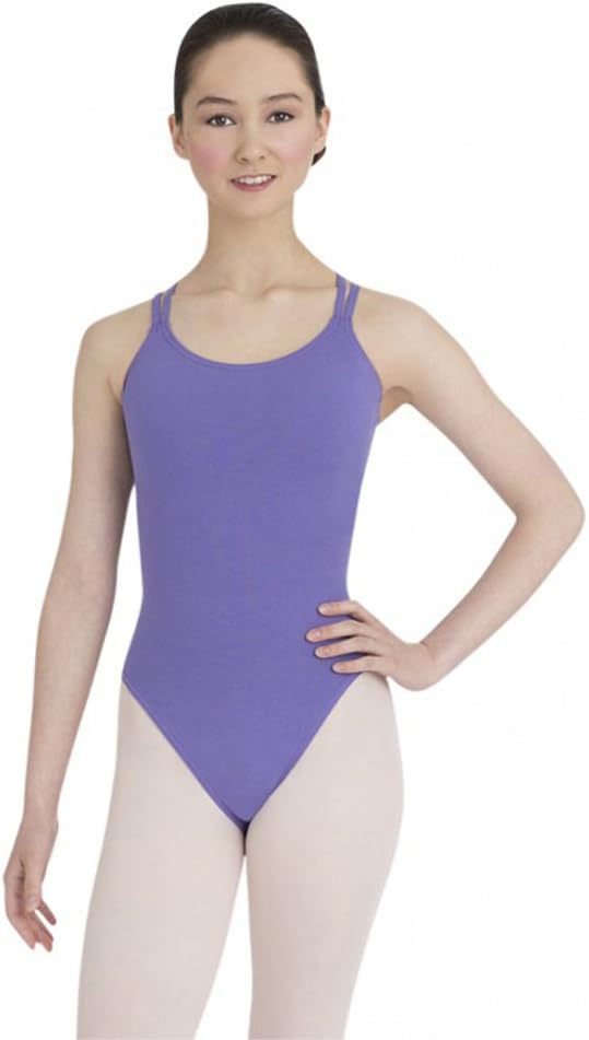 Detalle de Capezio Women's Active – klasyczny damski trykot z podwójnymi ramiączkami