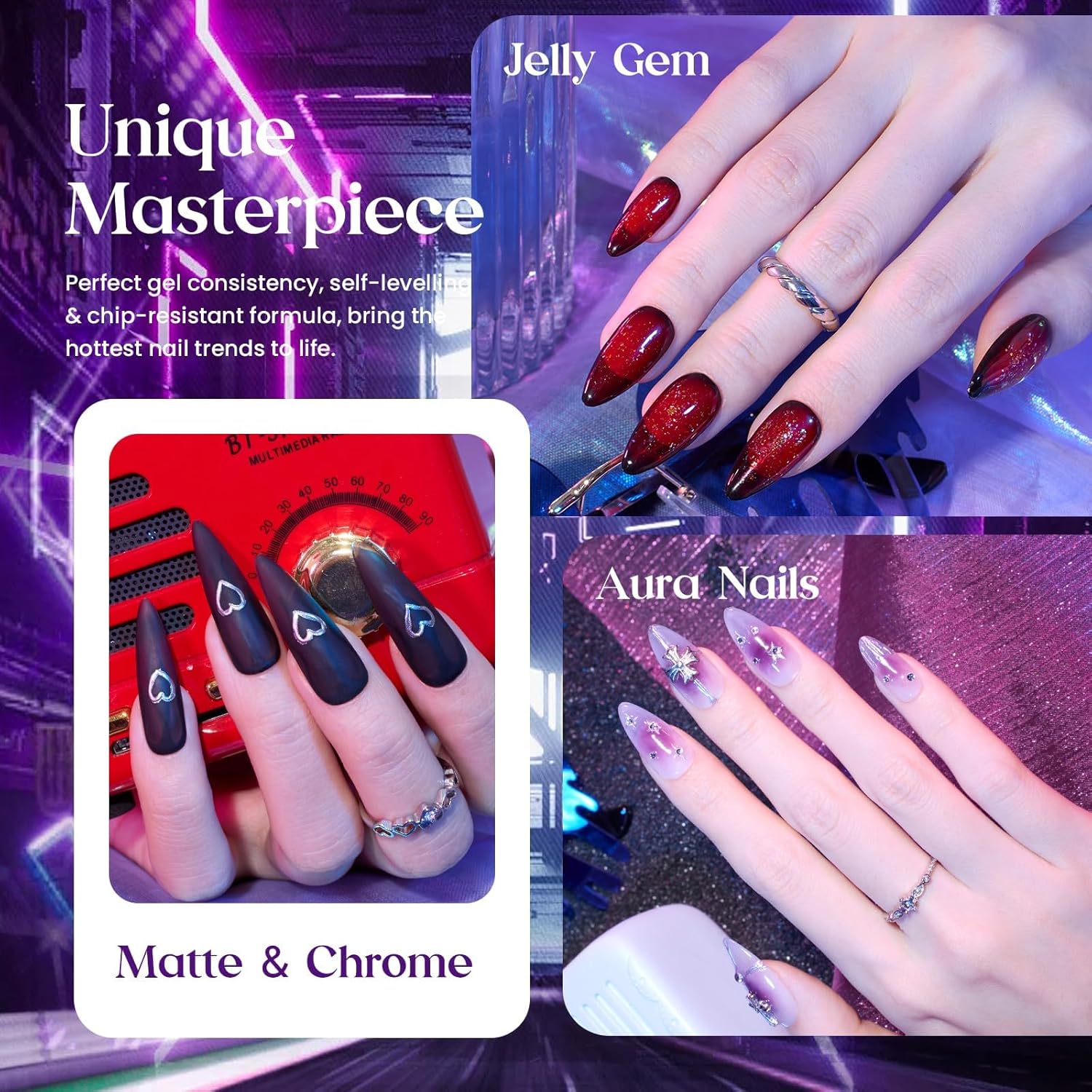 Detalle 2 de Beetles Jelly Gel Nail Polish 7.5ml ๐
