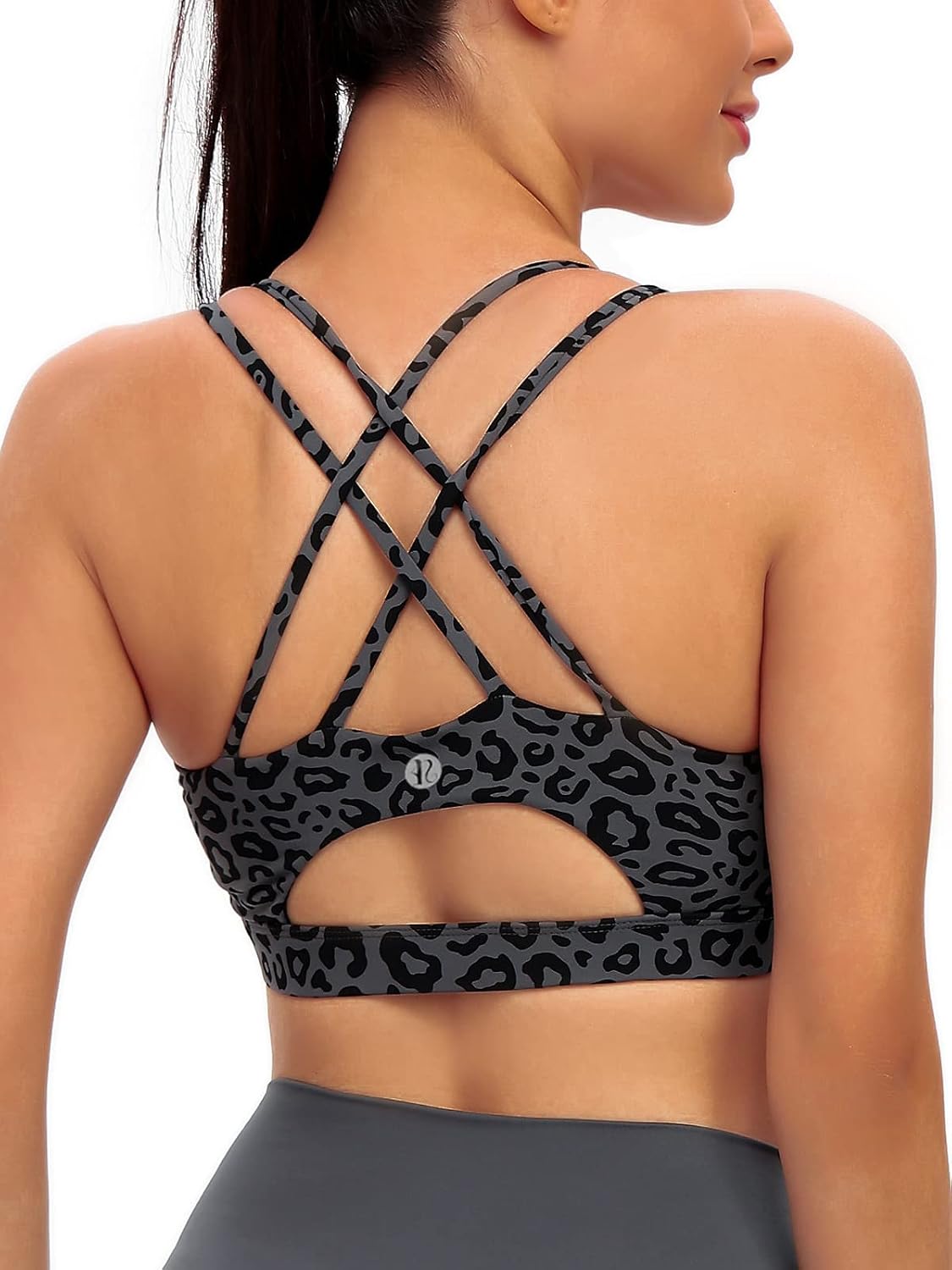 Detalle de RUNNING GIRL Padded Sports Bra Longline