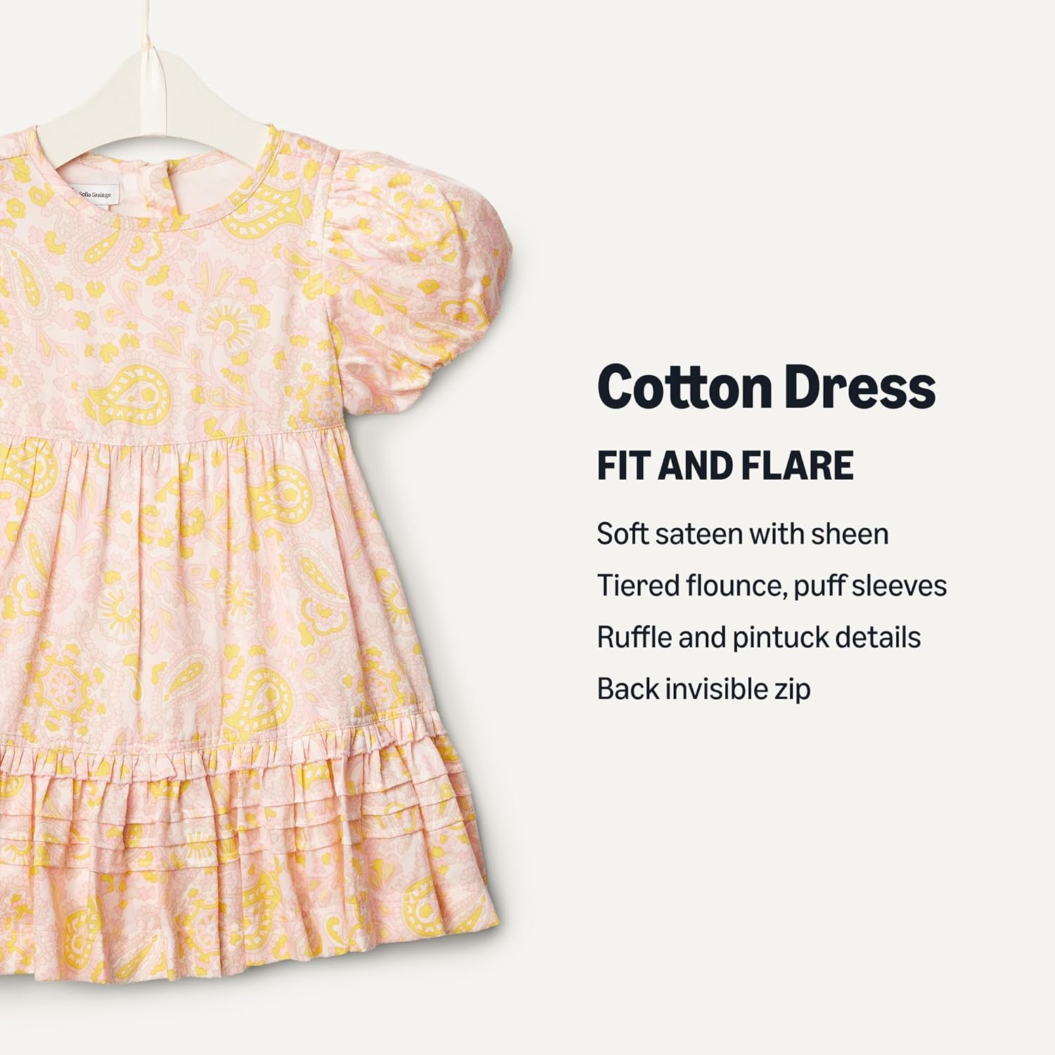 Thumbnail 2 de Amazon Essentials Baby Girls Puff Sleeve Dress