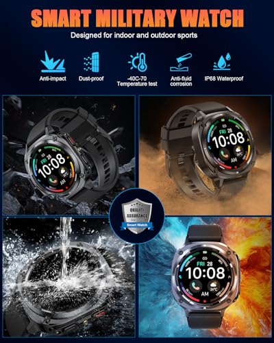 Thumbnail 1 de TIMU Military Smart Watch for Men with 1.39-Inch HD Display and Call Function