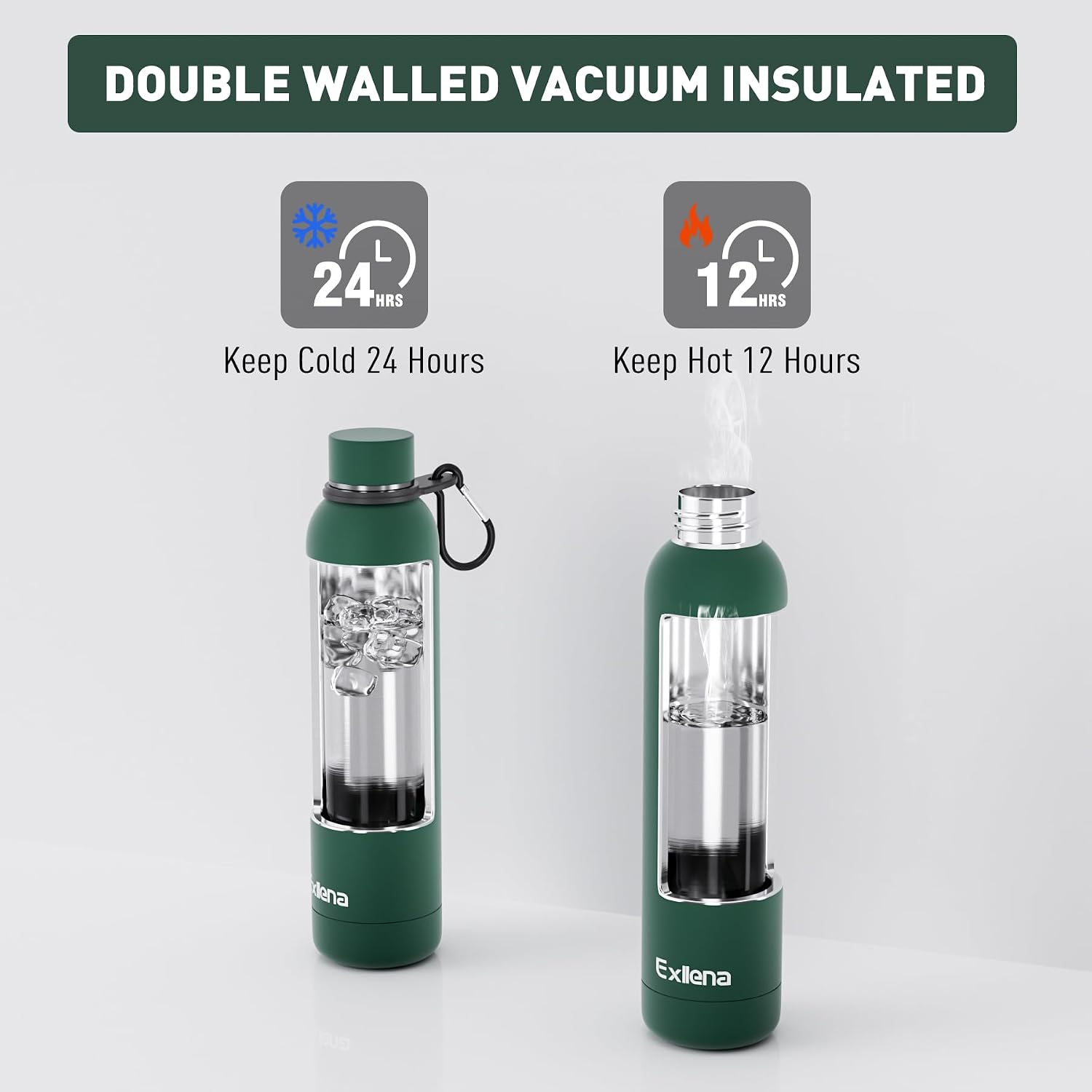 Thumbnail 2 de Exllena 750ml Insulated Water Bottle