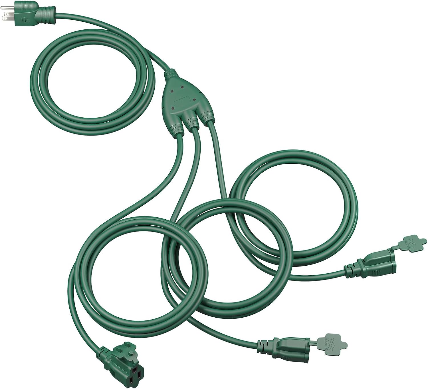 Detalle de DEWENWILS LA074WA LA005HA 45-Foot Outdoor Extension Cord Splitter