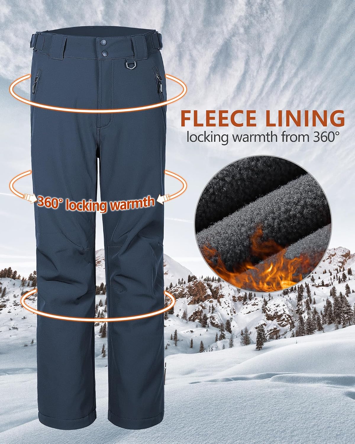 Thumbnail 4 de Outdoor Ventures Softshellhose 8000 mm