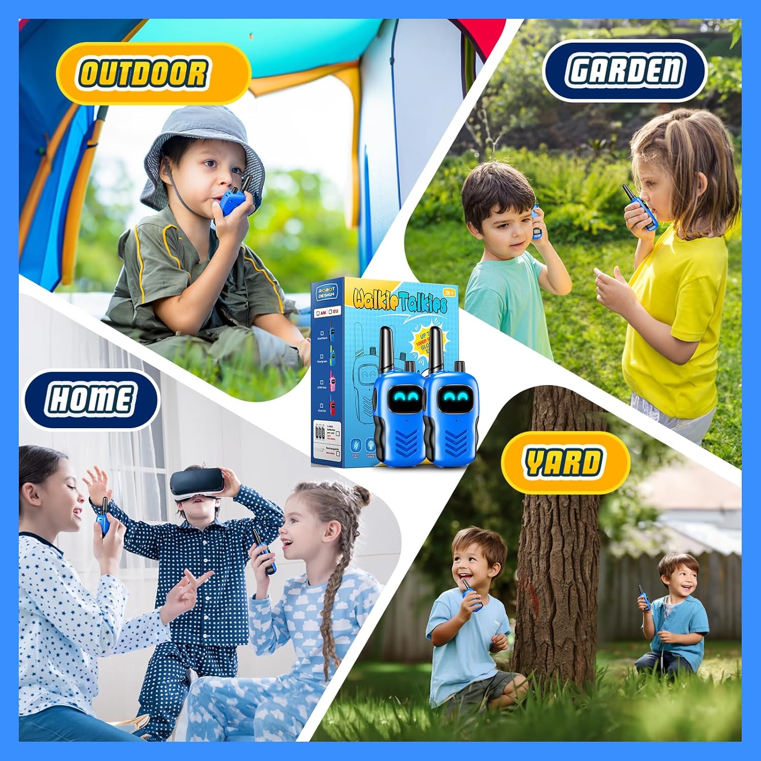 Detalle de Grriopi Walkie Talkies for Kids aged 3–12