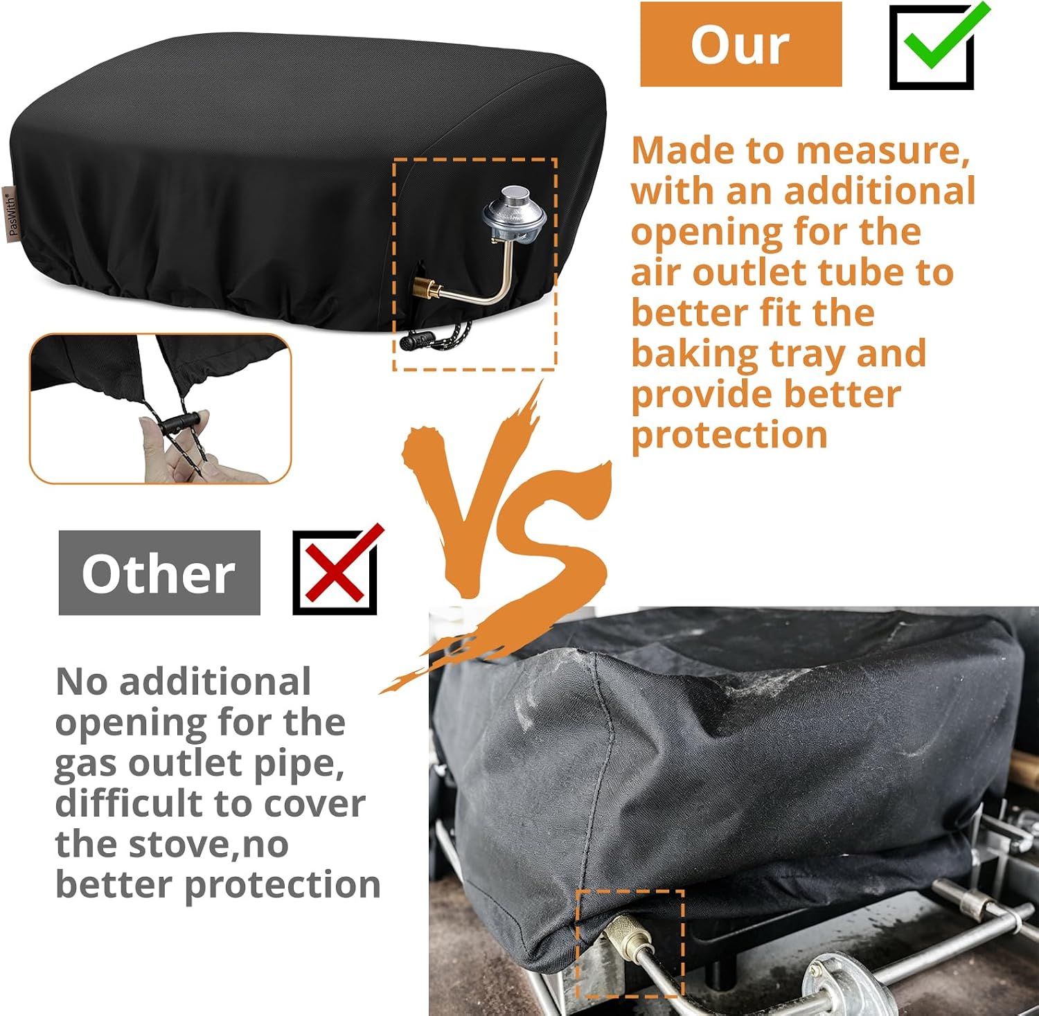 Detalle de Griddle Cover, 900D Oxford Fabric