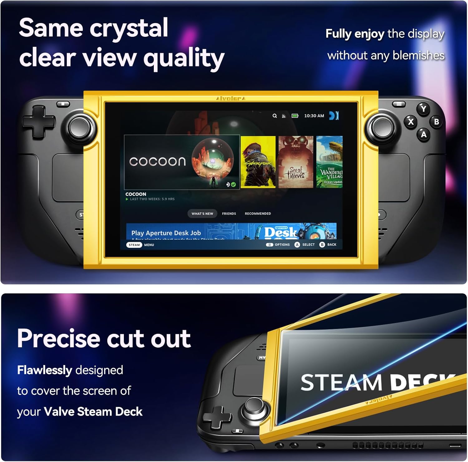 Thumbnail 2 de ivoler Screen Protector for Steam Deck 7"