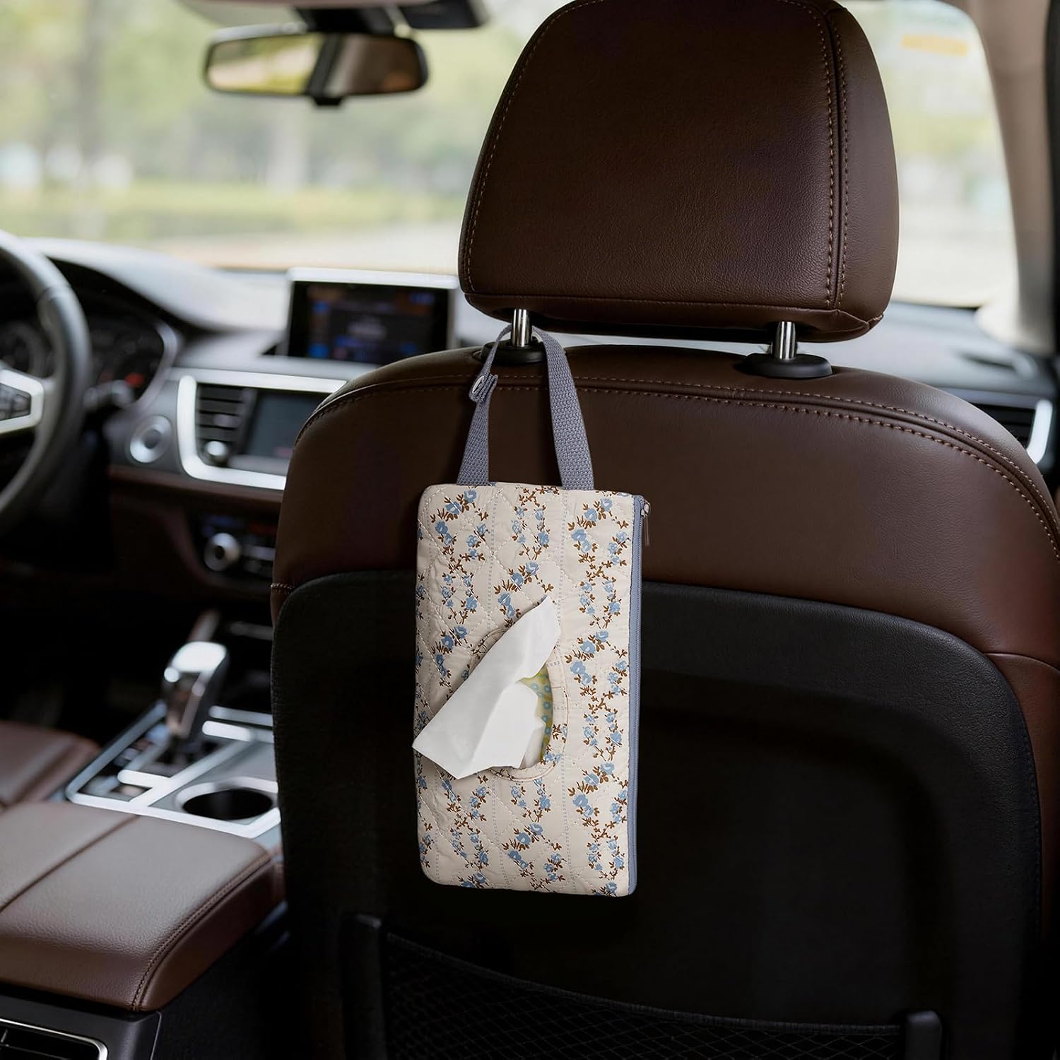 Detalle 2 de Quilted Baby Wipe Holder, Floral Pattern