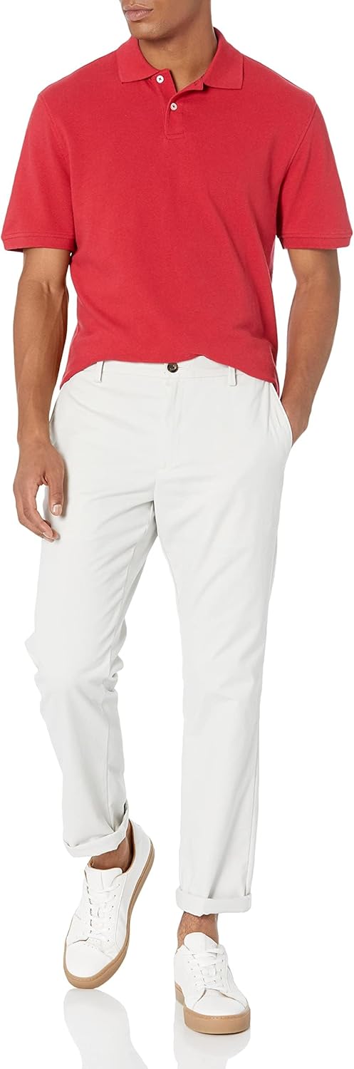 Thumbnail 3 de Amazon Essentials Herren Piqué-Poloshirt aus Baumwolle (schmale Passform)