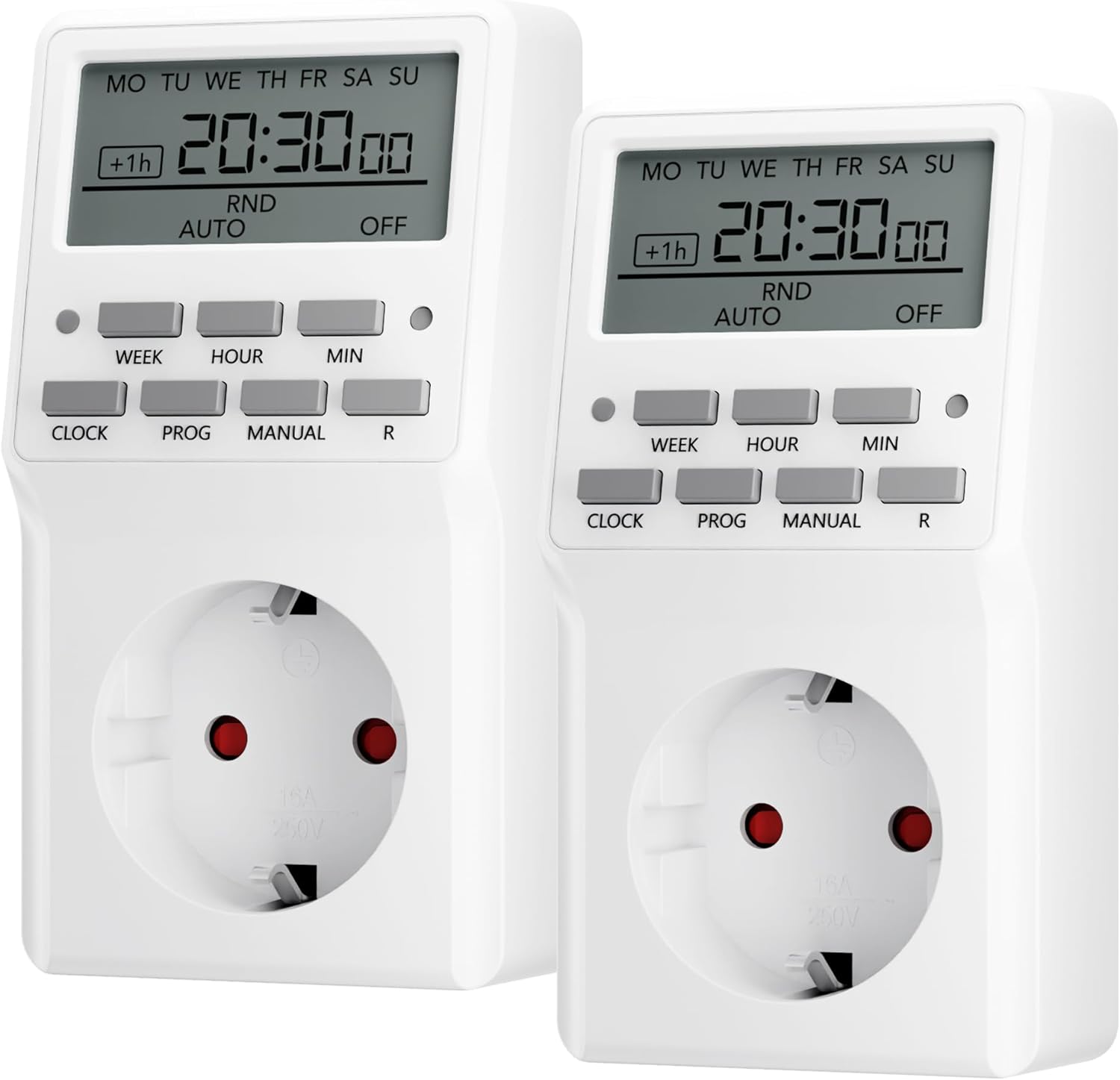 HBN Wochenzeitschaltuhr 20 Schaltprogramme bis 3680 W