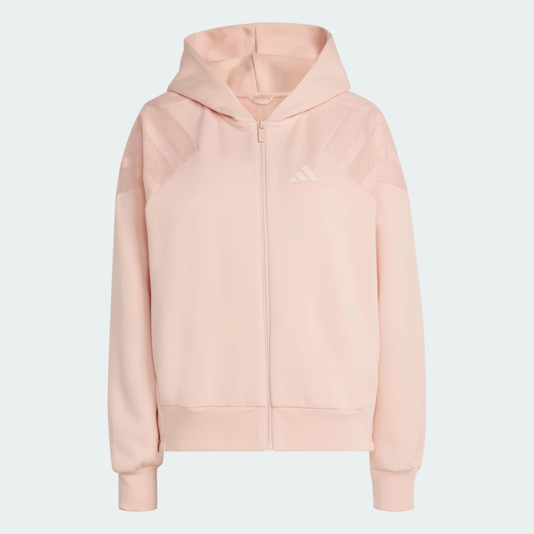 Detalle 2 de SUDADERA CON CAPUCHA FUTURE ICONS 3 STRIPES de Adidas: revisión práctica