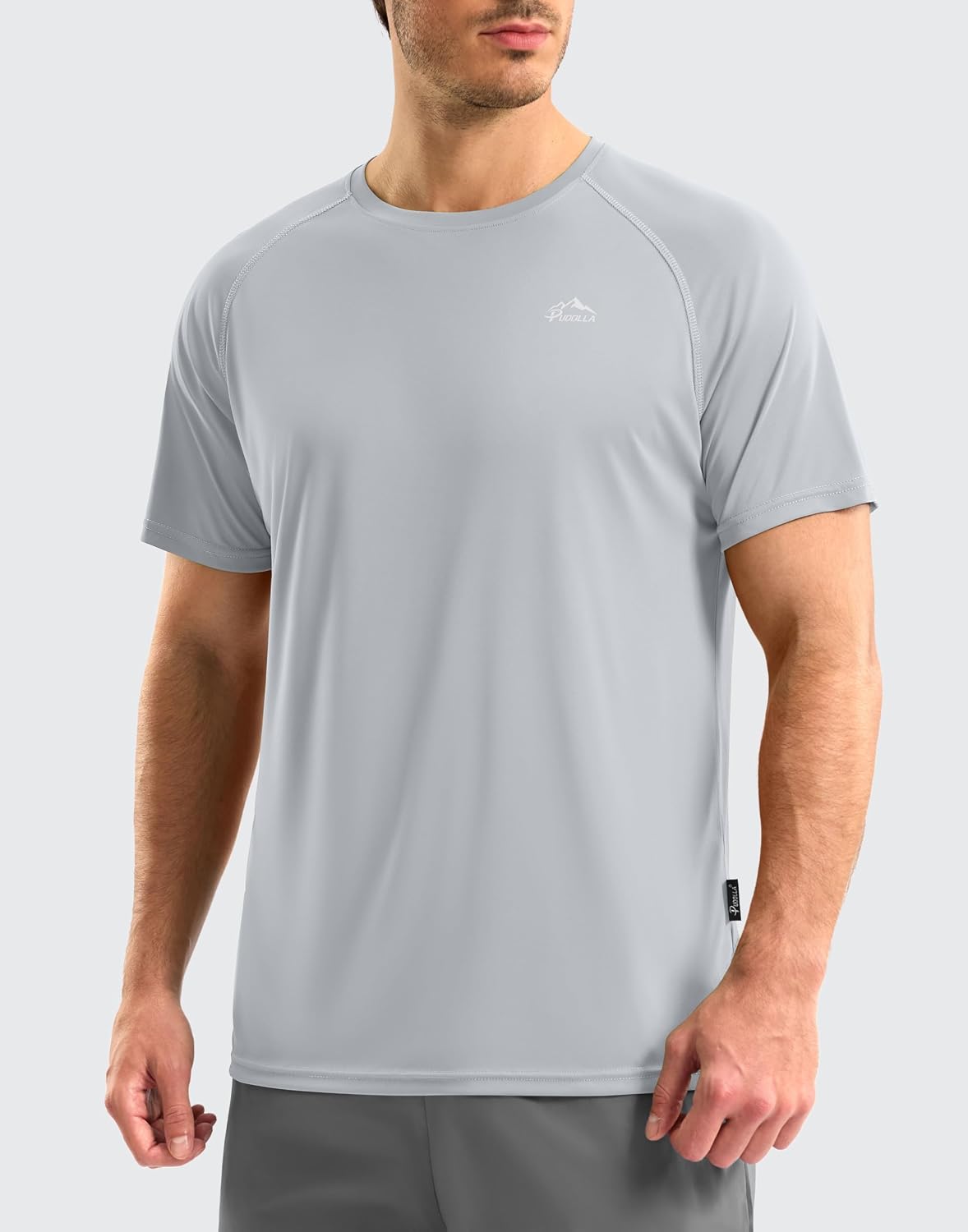 Thumbnail 1 de Pudolla Men's Rashguard: UPF 50+ Sun Protection, Quick-Dry Short Sleeve Shirts