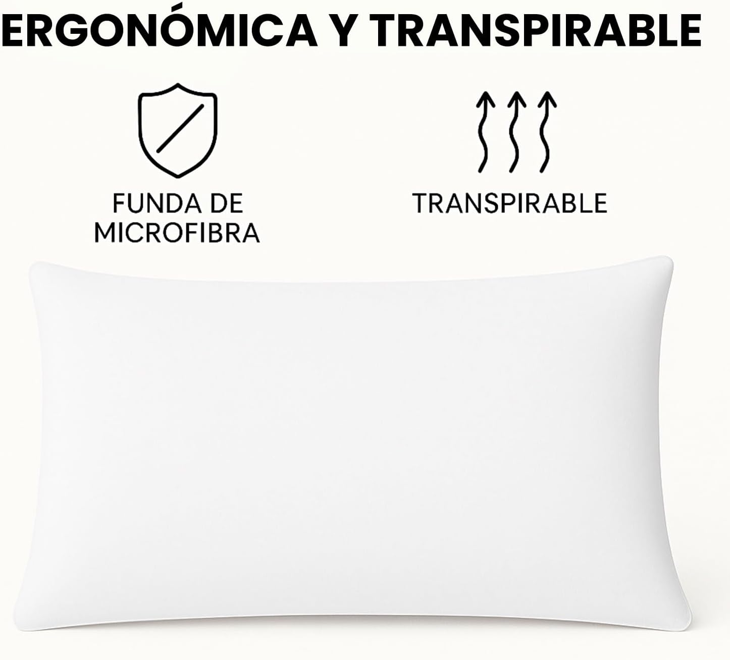 Thumbnail 4 de FUSIONHOME Almohada Fibra y Viscoelástica 135 cm