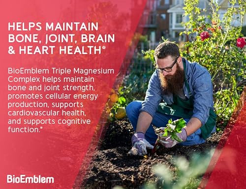 Thumbnail 7 de BioEmblem Triple Magnesium Complex: 300 mg Magnesium Glycinate, Malate & Citrate