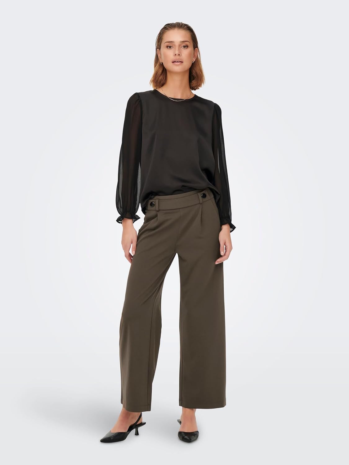 Thumbnail 2 de JDY Damen Marlene Hose Weit Geschnitten – Schlupf, Culotte-Form