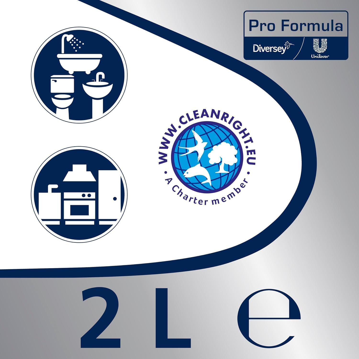 Detalle de Viss Professional Scheuermilch Original 2 L – kraftvolle, geruchsneutrale Reinigung für Herd, Spüle & Co.