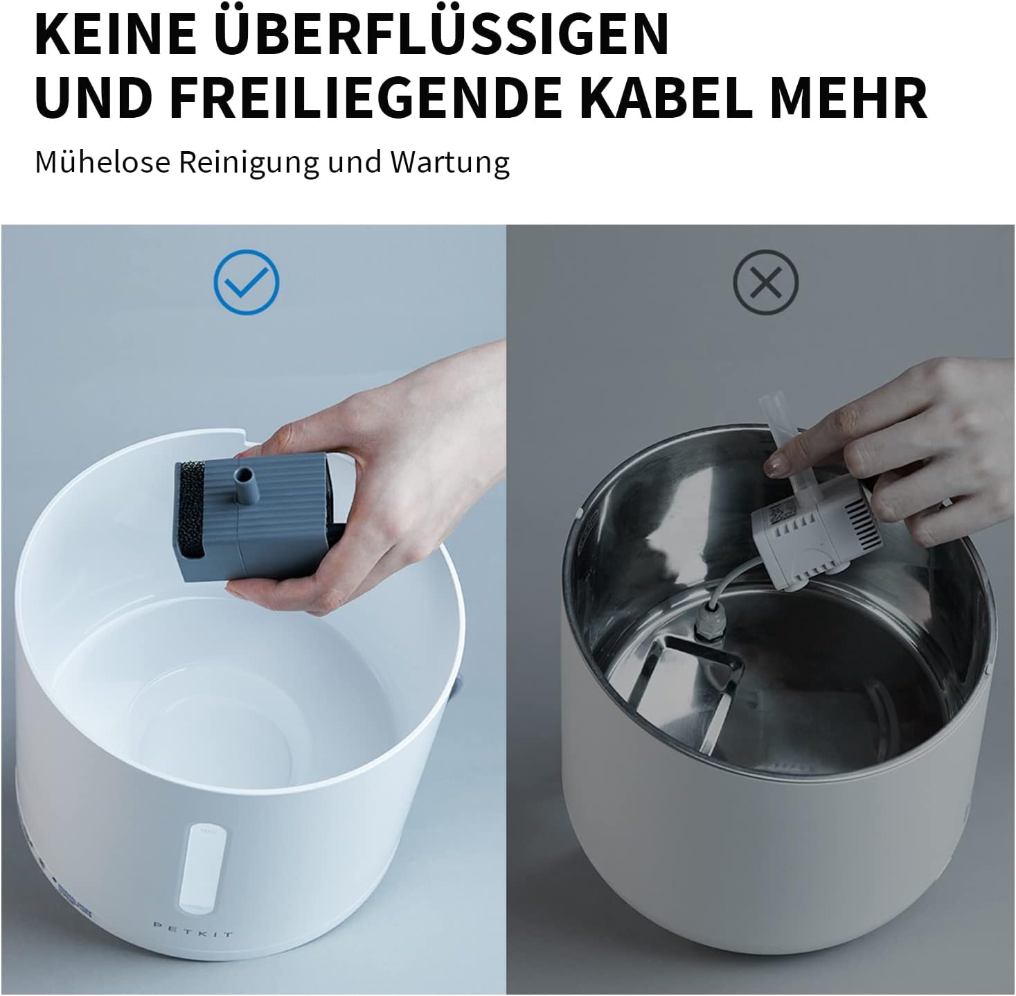 Detalle de PETKIT EVERSWEET SOLO 2 Trinkbrunnen 2L 🐾