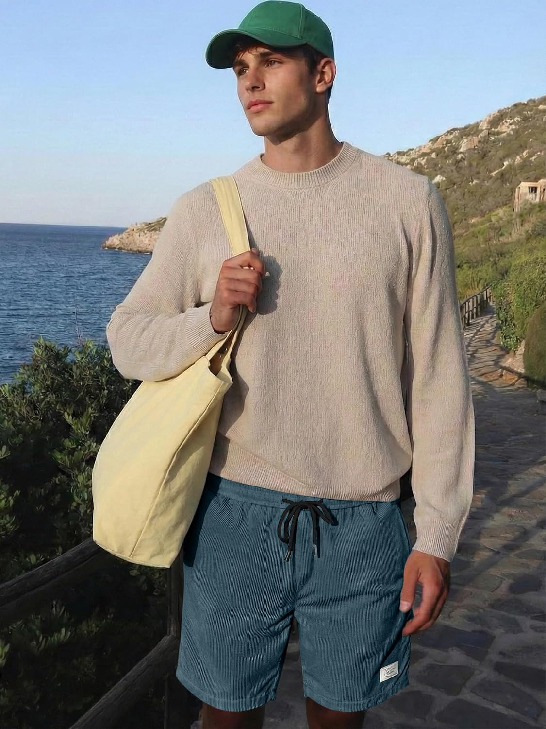 Thumbnail 3 de JMIERR Corduroy Shorts Herren