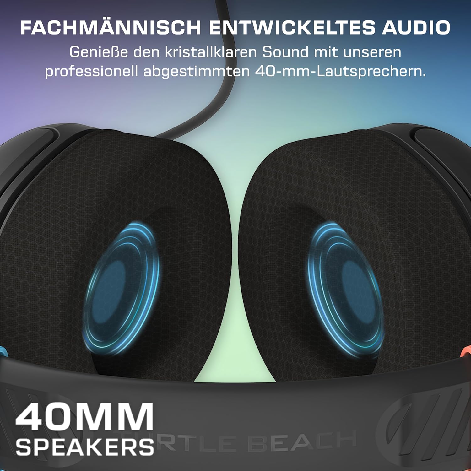 Detalle de Turtle Beach Airlite Fit Wired Gaming Headset (Nintendo Switch lizenziert) – anthrazitschwarz