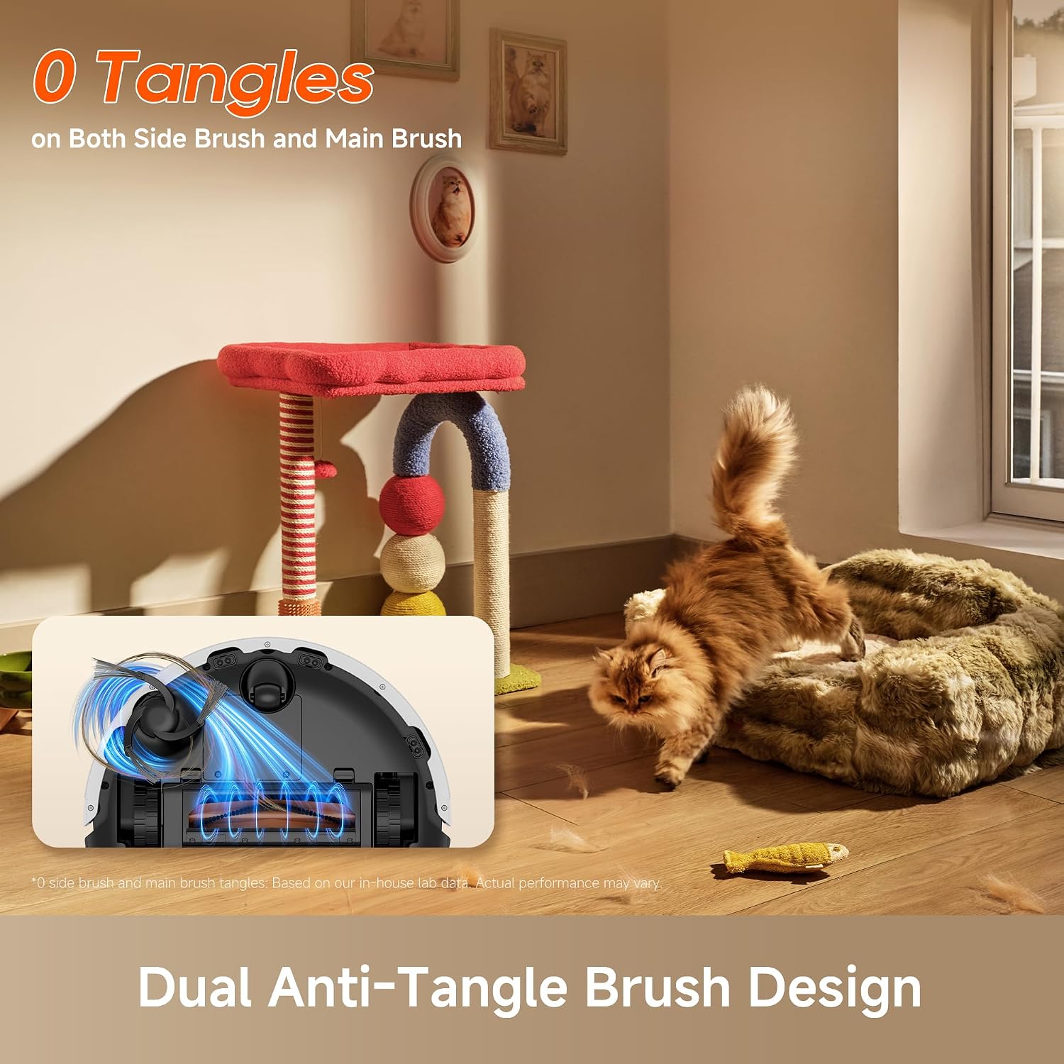 Detalle 2 de DREAME D20 Air Plus Robot Vac and Mop Combo: Deep Cleaning Comes Easy