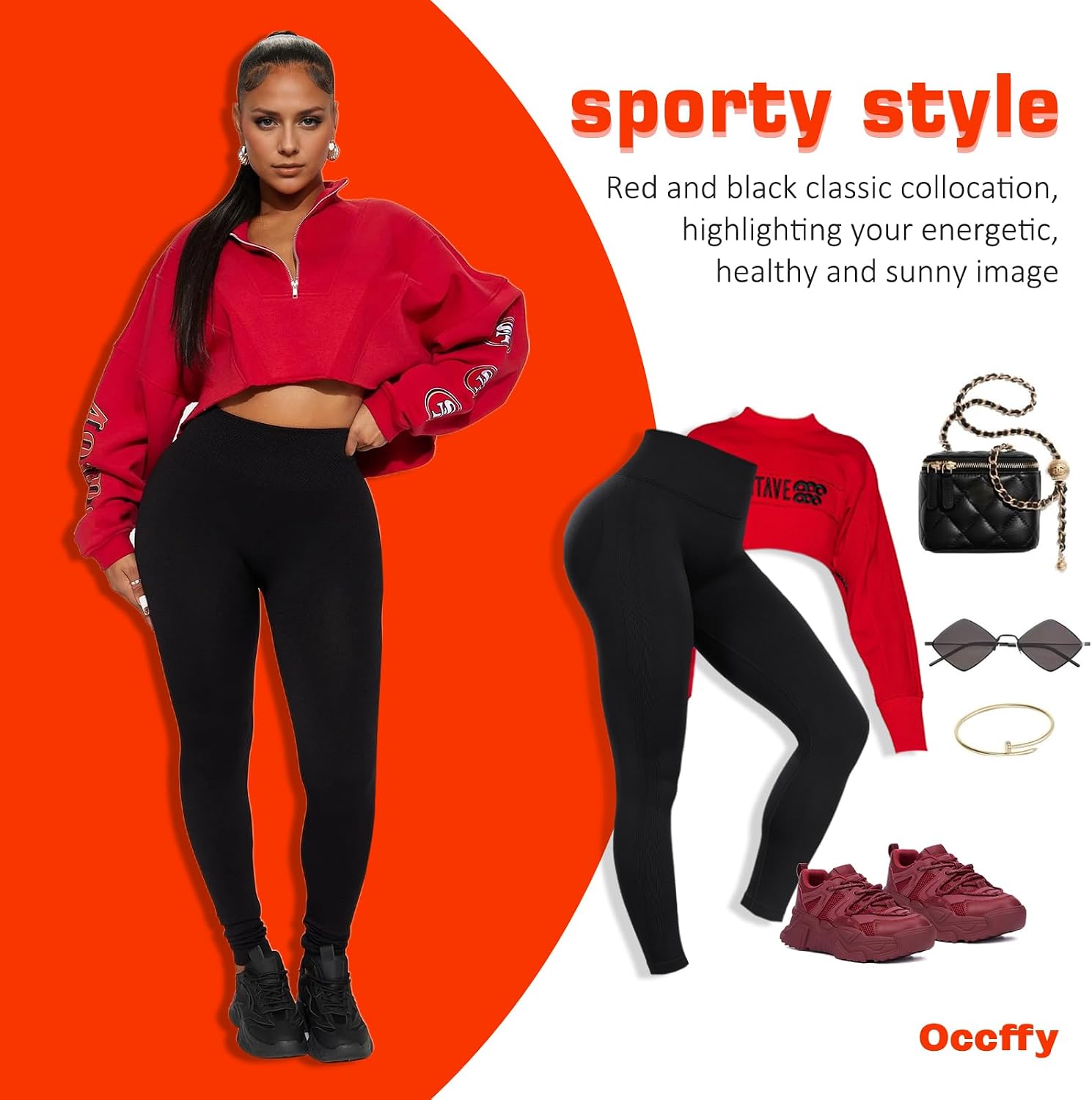 Thumbnail 3 de Occffy Butt Lifting Leggings UK