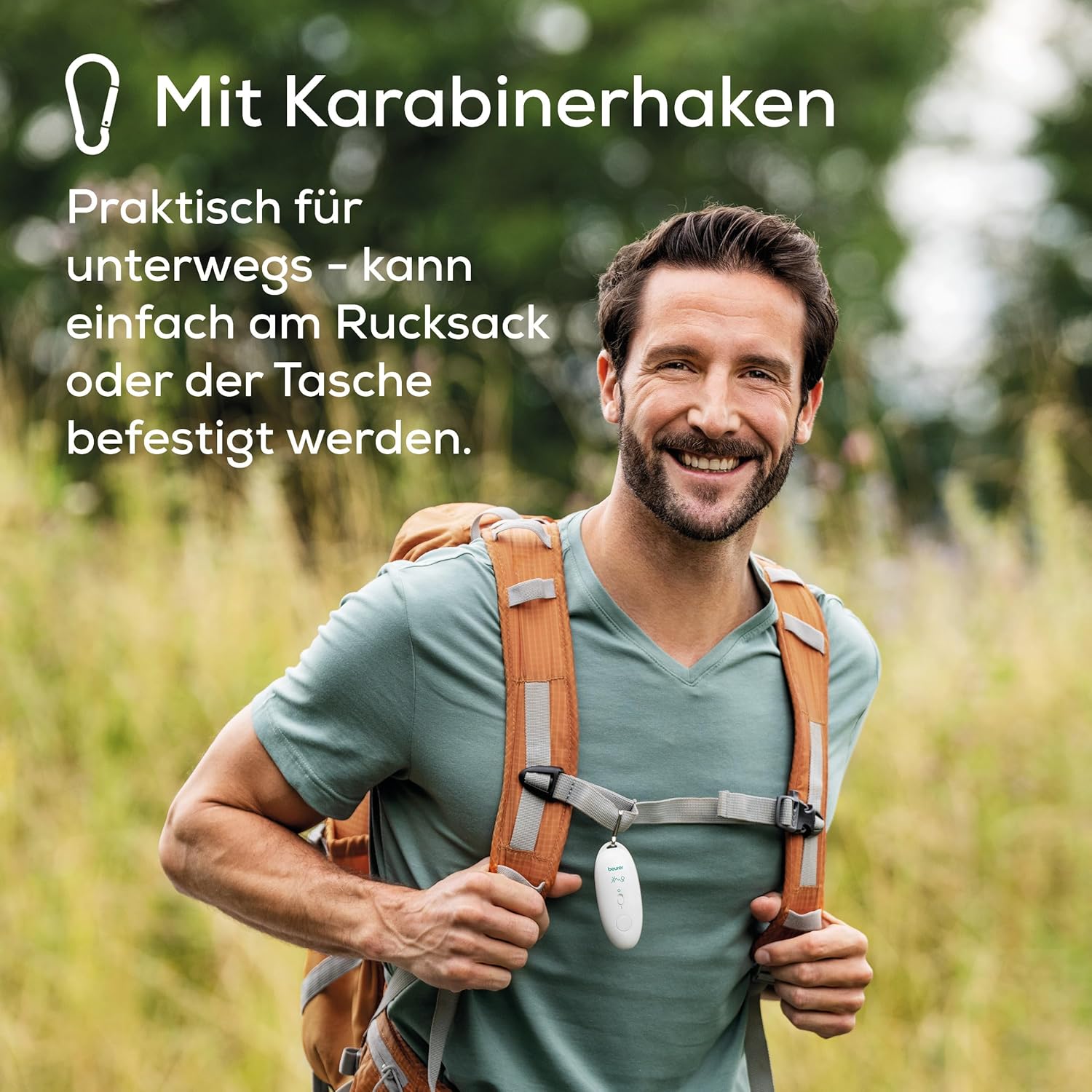Detalle 2 de Beurer BiteX Travel BR 10: Kleiner Wärme-Stichheiler für Reisen und Outdoor-Aktivitäten