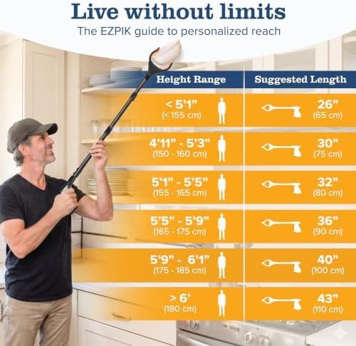 Thumbnail 6 de EZPIK EZ-N40K-CA 40-Inch Foldable Grabber Reacher with Magnetic Tip