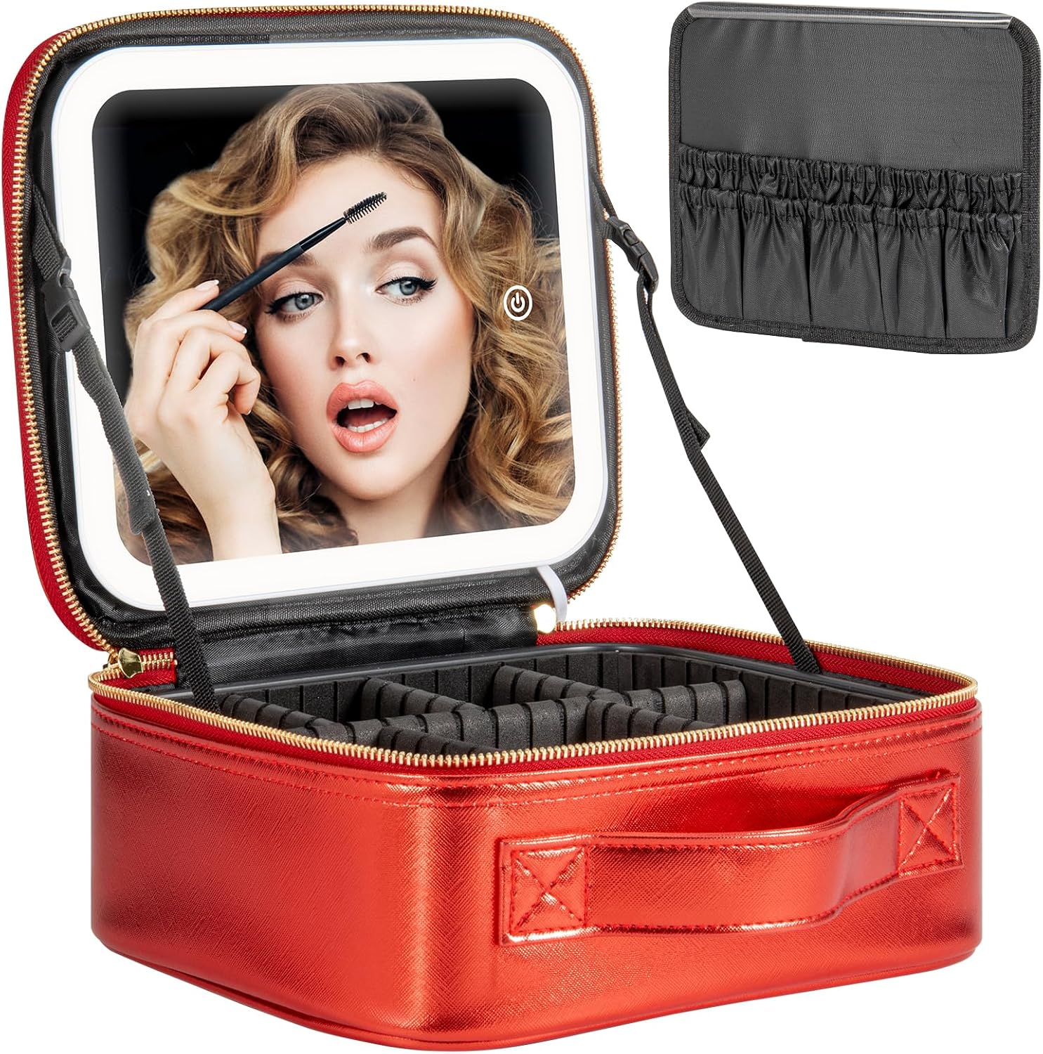 Thumbnail 6 de Extrei Gent Makeup Travel Train Case with Mirror LED Light