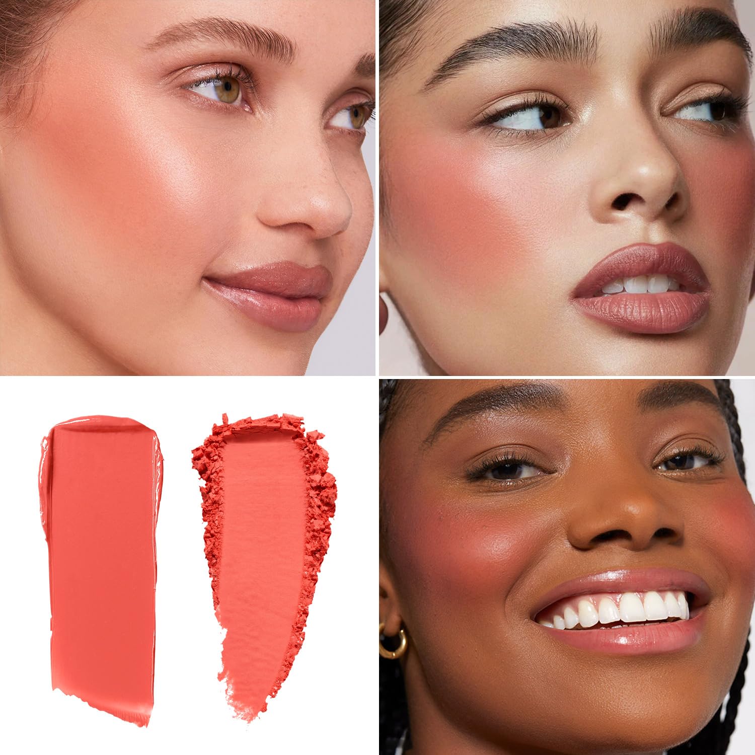 Thumbnail 2 de Fillwie cream and powder blush duo, coral pink