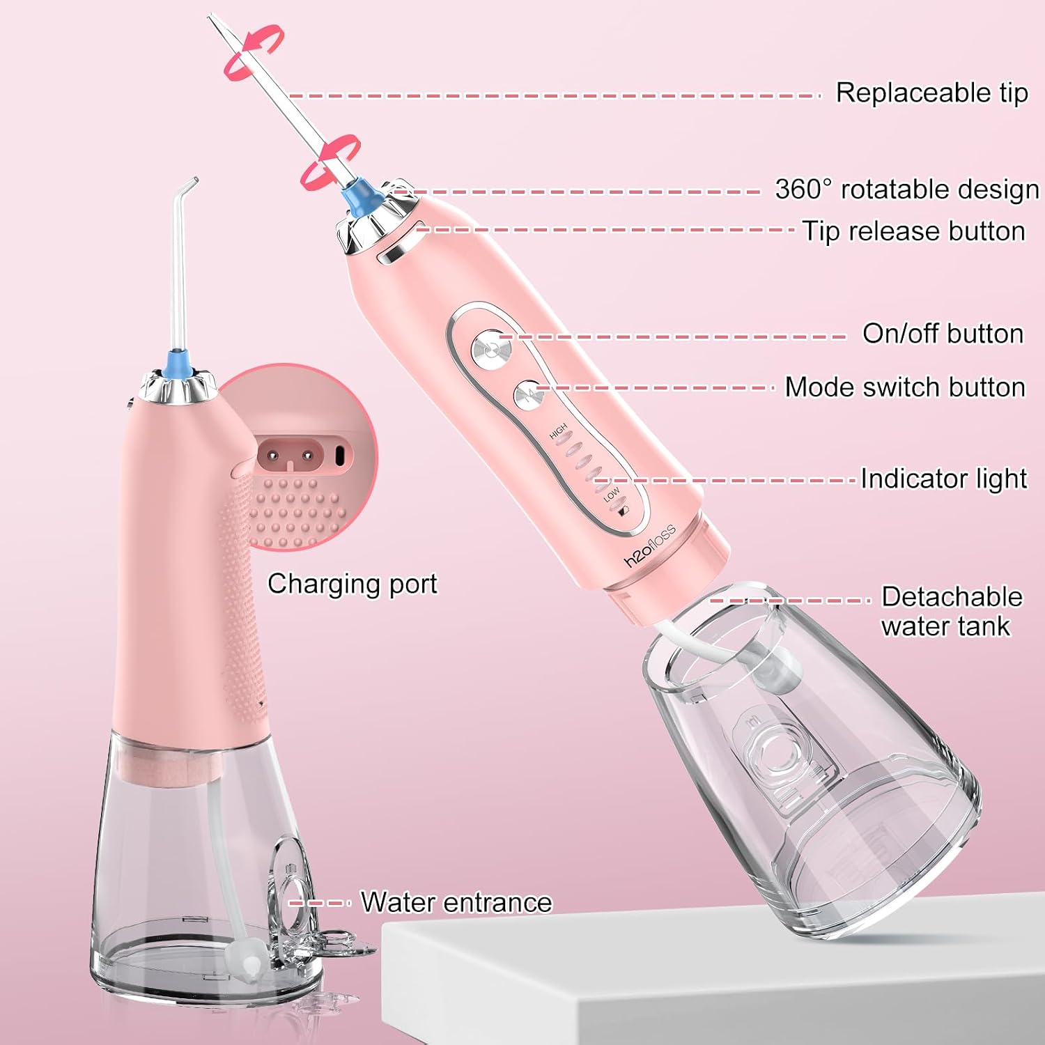 Thumbnail 4 de H2ofloss Water Flosser 300ML 🦷