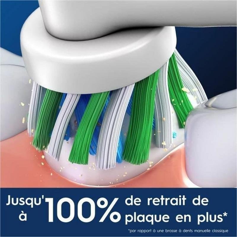 Detalle de Cabezal de recambio Oral-B Cross Action 4 unidades con indicador de desgaste
