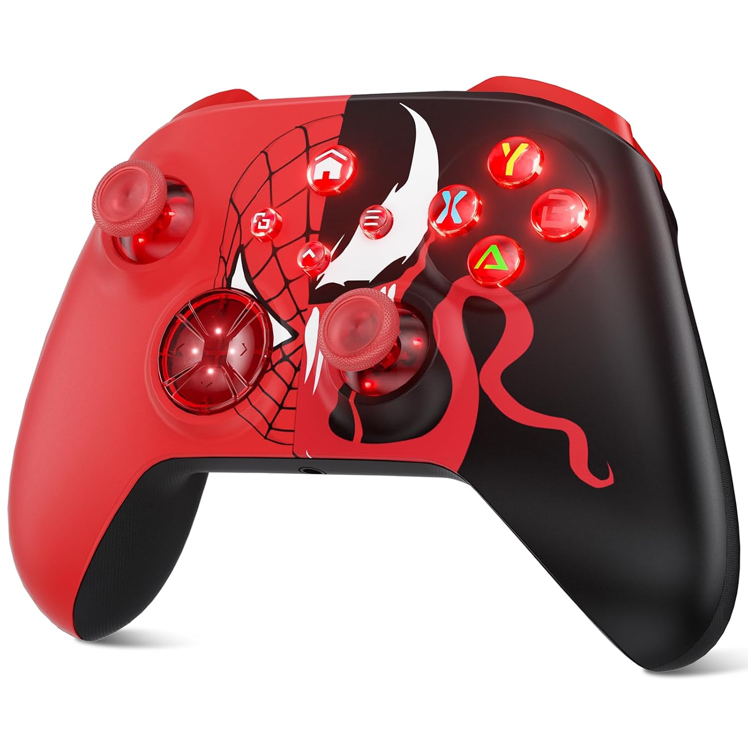 Detalle de Lapezei Wireless RGB Controller für Xbox Series S/X – Vielseitiger, kabelloser Controller mit Makro, Turbo, RGB und 6-Achsen Sensor