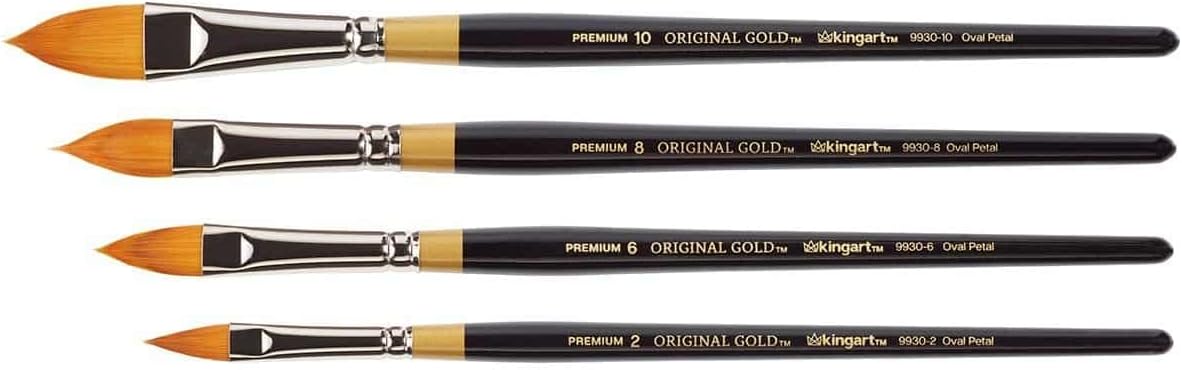 Thumbnail 2 de Lot de 4 pinceaux B-100 KINGART 📷