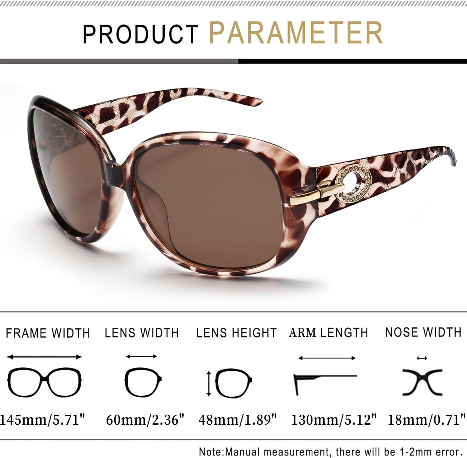 Thumbnail 4 de Joopin Gafas de Sol Mujer polarizadas marco grande