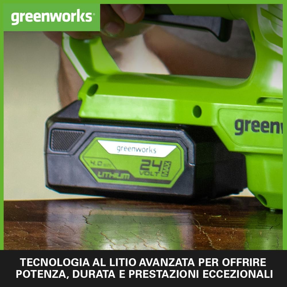 Thumbnail 2 de Greenworks batteria 24V 4Ah con caricabatterie