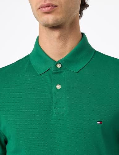 Thumbnail 2 de Tommy Hilfiger Uomo Polo a Maniche Corte Regular Fit in Cotone Biologico Verde Nouveau Green, XXL