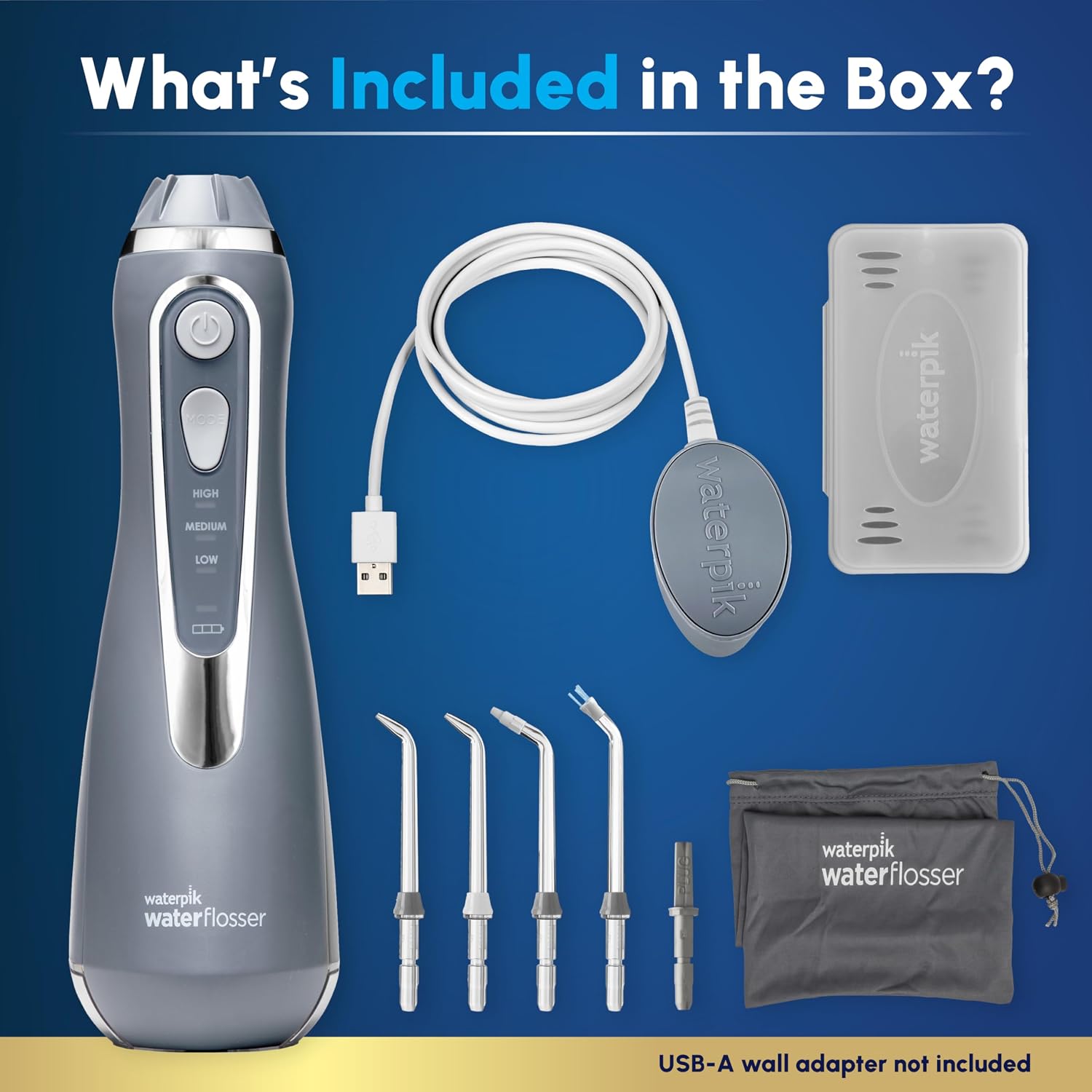 Detalle 2 de Waterpik WP-587 Cordless Water Flosser 7 oz