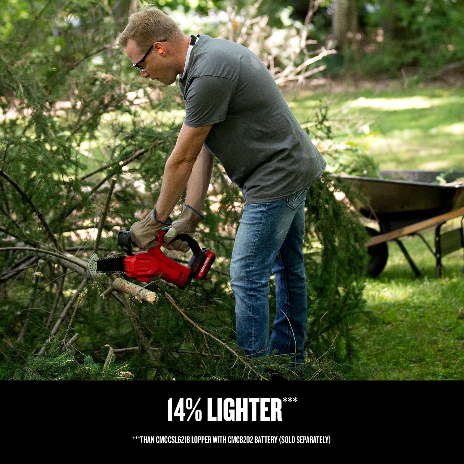 Detalle 1 de CRAFTSMAN Cordless Pruning Chainsaw, 2.0Ah