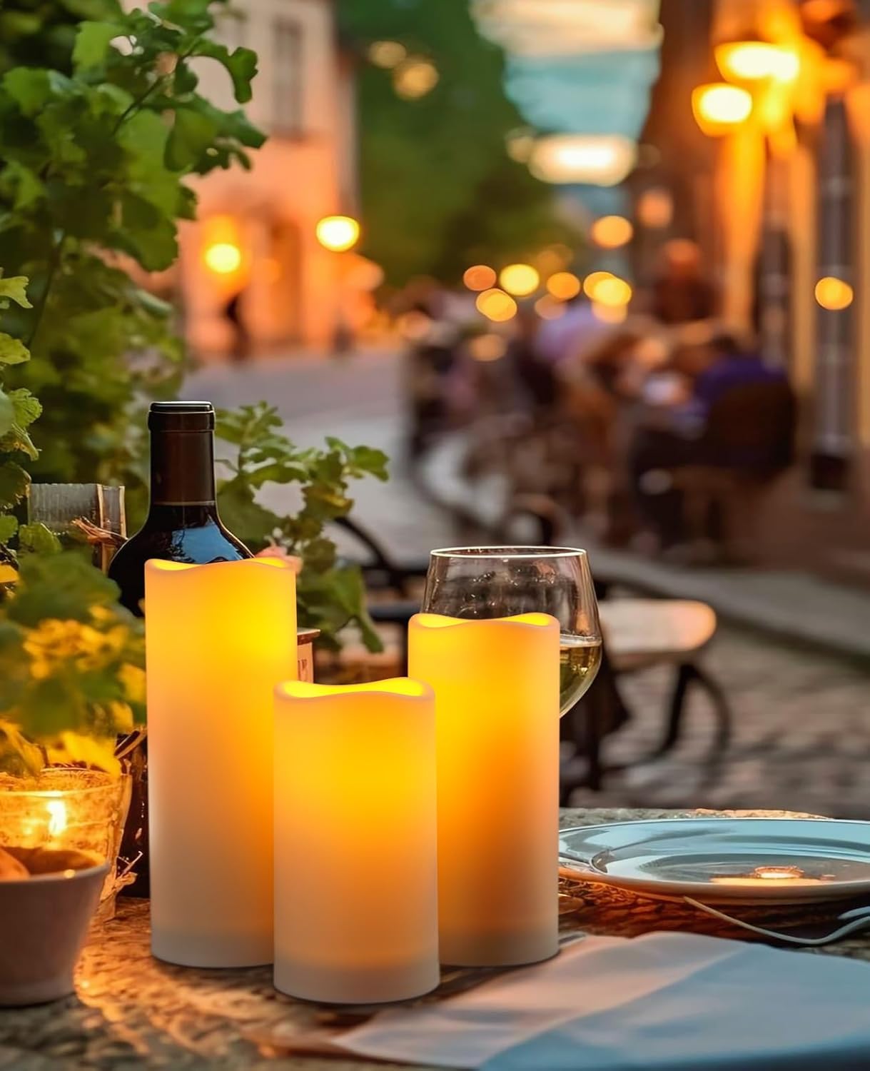 Thumbnail 3 de Fanzir Fanzir Outdoor wasserdichte LED-Kerzenlampe mit Fernbedienung – 12er-Set für Indoor & Outdoor