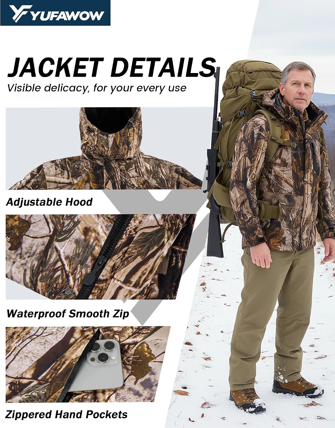 Thumbnail 4 de Yufawow Ski Jacket Waterproof